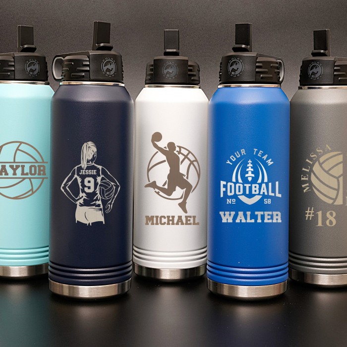 Personalized Bulk Water Bottle for Football Volleyball