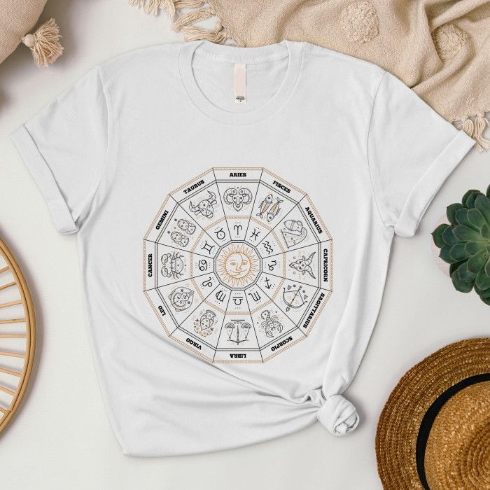 Zodiac Wheel Shirt, Horoscope Shirt, Zodiac Signs Shirt,Astrology Gift