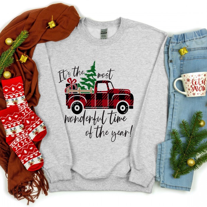 Its The Most Wonderful Time Of The Year Sweatshirt, Family Matching Sweatshirt