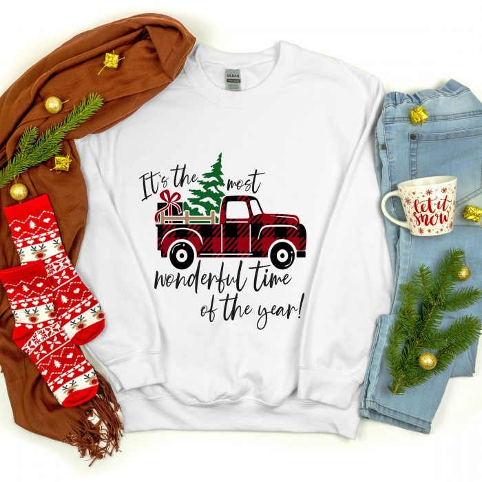 Its The Most Wonderful Time Of The Year Sweatshirt, Family Matching Sweatshirt