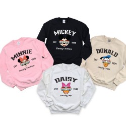 Disney Characters Sweatshirt, Disney Best Day Ever Hoodie, Minnie Mickey Donald Daisy Goffy Pluto Sweatshirt